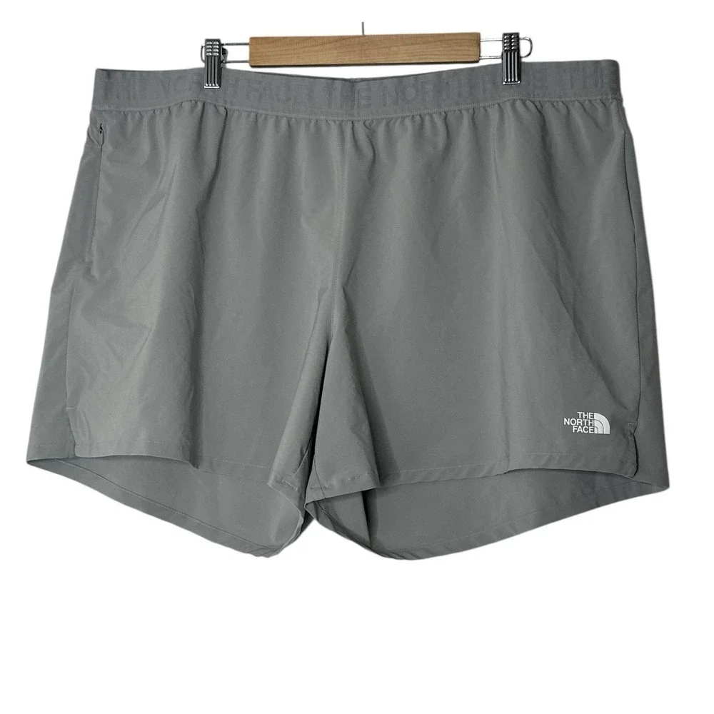 The North Face Short Mens Gray Elevation Size 2XL Athleisure‎ Stretch Outdoor